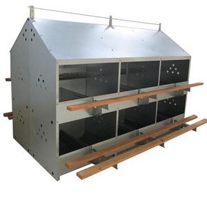 Poultry Breeder Nest Box Automatic Laying Hen Nest for Chicken hot galvanized