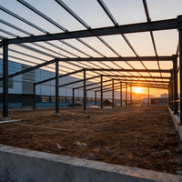 Bâtiment d'entrepôt préfabriqué en structure métallique, atelier préfabriqué en structure métallique, entrepôt en structure métallique personnalisé