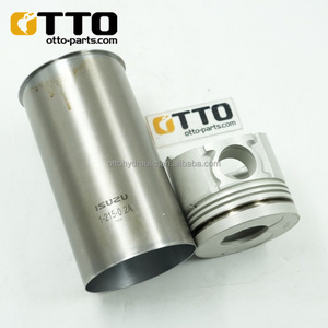 Piezas de excavadora OTTO ZX200 <span class=keywords><strong>ZX230</strong></span> ZX270 6BG1 4BG1 Juego de revestimiento de cilindro de motor 87814107-0 187814-1070 1878141070 para Isuzu - Product Image 1