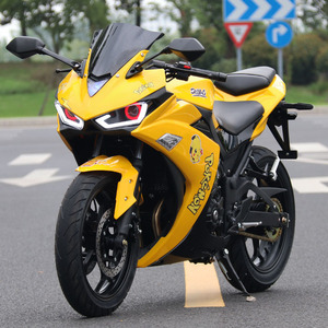 Nueva Motocicleta Deportiva Ninja Twin Phantom R3 de Doble Cilindro Refrigerada por Agua de 400cc, Locomotora de Alta Resistencia, Imitación Horizon Race - Product Image 3