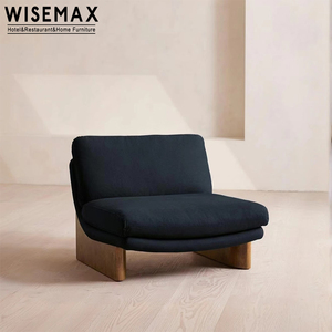 WISEMAX FURNITURE Modern Nordic Living Room Single Sofa <strong>Chair</strong> Cafe Velvet Fabric Accent <strong>Chair</strong> for Hotel Home Villa Office - Product Image 2