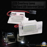 Lampe de courtoisie de porte LED blanche 12V, lumière de bienvenue intérieure de voiture OE 84AG13547AA pour pièces de rechange automobiles Ford