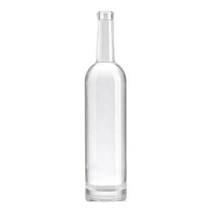 Trung Quốc nhà máy rõ ràng 750 ml 700ml 70cl 1 lít rượu thủy tinh Brandy Gin Rhum Mezcal chai để bán garrafas de vidro Para licor - Product Image 2