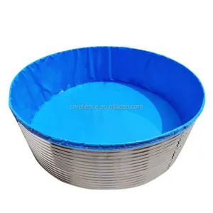 china supplier plastic fish tank pond accessories waterproof pvc collapsible outdoor fish pond