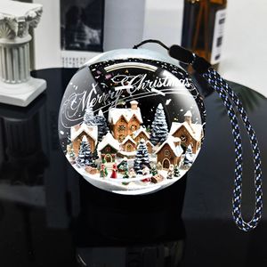 Glass ball video player <b>snow</b> <b>globe</b> desktop decoration <b>Christmas</b> decoration gift children's gift pendant - Product Image 3