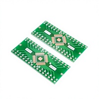 Placa Convertidora EParthub QFP32 a DIP32, Adaptador de Zócalo TQFP LQFP EQFP con Paso de 0.8mm y Desacoplamiento