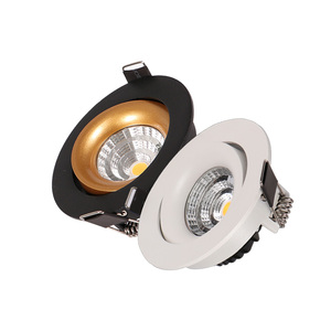 Foco LED Empotrable Regulable Triac/0-10V/DALI IP44 de 7W, Downlight COB de Aluminio para Techo - Product Image 1