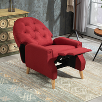Fauteuil inclinable carré réglable manuellement pour la maison avec fonction rafraîchissante pour salon