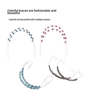 Modieuze beugels voor tanden, decoratieve beugels, orthodontische beugels, kleurrijke beugels voor volwassenen en tieners - Product Image 2