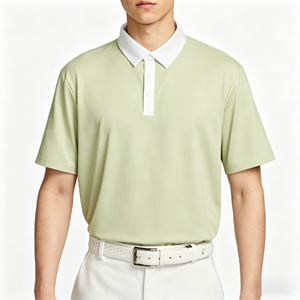 Camiseta de Manga Corta para Hombre, Lisa, Estampada, Antiarrugas, de Secado Rápido, para el Verano, al por Mayor - Product Image 1