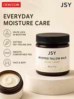 Baume Fouetté au Suif et au Miel Marque Blanche 60g – Soin Hydratant et Nourrissant pour la Peau – Fabricant OEM ODM Personnalisé