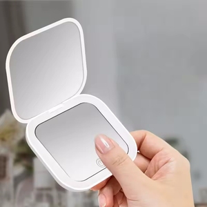 <span class=keywords><strong>Mini</strong></span> xách tay make <span class=keywords><strong>up</strong></span> công cụ gấp Gương trang điểm đèn LED Magnifying nhỏ gọn Túi du lịch <span class=keywords><strong>Vanity</strong></span> gương - Product Image 6