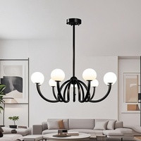 Lustre en marbre tout cuivre lumière luxe salon atmosphère créative éclairage moderne Simple salle à manger chambre étude lumière