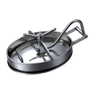 Paniek Kopen Roestvrijstalen Manway Fabrikant Tank Luik Dn500 Sanitaire Tank Ovale Ronde Putdeksel - Product Image 4