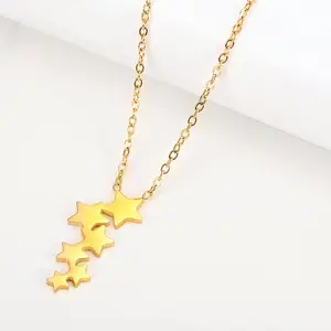 Benutzer definierte Schöpf löffel sieben Sterne Halskette Big Dipper Halskette North Start Anhänger Halskette für Frauen Mädchen