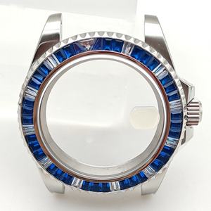 Herramientas y Piezas para Relojes de Pulsera OEM ODM, Caja de Reloj de Buceo de Acero Inoxidable 316L con Cristal de Zafiro y Movimientos 2813/8215 - Product Image 5