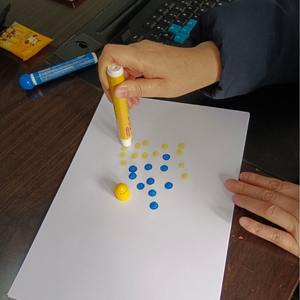 Marqueurs à points en plastique lavables, fournitures artistiques amusantes pour enfants et tout-petits, peinture à base d'eau non toxique, peinture au <span class=keywords><strong>bingo</strong></span>, marqueurs à peinture - Product Image 1