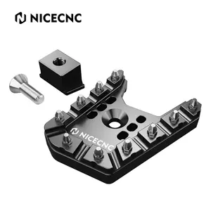 NiceCNC - Pedal de alumínio para motocicleta NiceCNC, extensor de alavanca de freio, almofada ampliada para Yamaha Tenere 700 Rally Edition 2020, 2021, 2022, 2023, 2024, 2020
