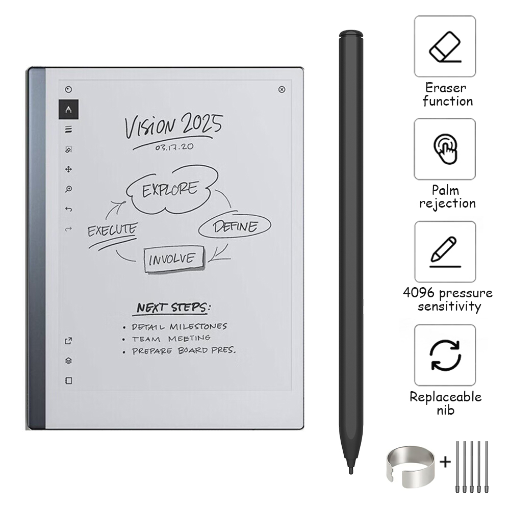 Penna Stylus EMR Per Remarkable 2 | Con Gomma | 4096 Livelli Pressione