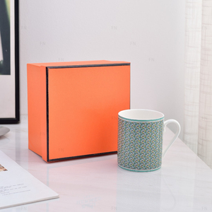 Mug incliné de luxe nordique rose et vert pour restaurant, très demandé - Product Image 4