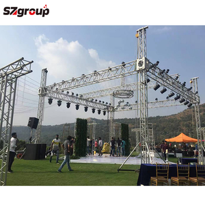 Spigot bağlantıları ile konser sahnesi alüminyum alaşımlı kafes taban plakaları modüler yapı ve olaylar için yüksek yük kapasitesi - Product Image 3