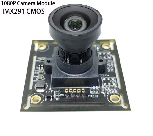 1080p Camera Module 2MP CMOS IMX291 WideAngle 130 Degree NoDistortion USB2.0 UVC Plus and Play for Usb Industrial Vision Camera