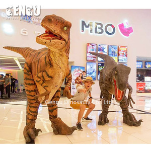 Fantasia de dinossauro de látex adulto realista, traje de dinossauro - Product Image 6