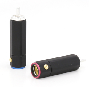 Conector <span class=keywords><strong>RCA</strong></span> Macho de Latón para Automoción, Marca RASANTEK, OEM/ODM, para <span class=keywords><strong>Cables</strong></span> de Audio HiFi, Color Negro - Product Image 3