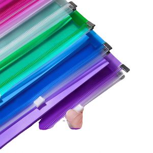 Hot Sale 3D <b>A4</b> Expandable <b>File</b> Folder Binder PP Document Pouch Office & School <b>File</b> Bag With Zippered and Labeled Bag - Product Image 5