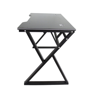 Nuevos escritorios de deportes electrónicos negros avanzados de alta calidad, venta al por mayor, mesa de juego de alta carga de escritorio personalizada OEM - Product Image 2