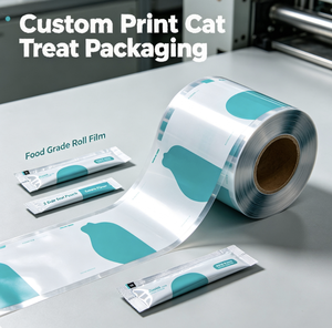 Sachets d'emballage pour bâtonnets et tubes de friandises pour chats et chiens, qualité supérieure, 15g 20g, avec fenêtre, en matériau laminé de qualité alimentaire, résistant à l'humidité - Product Image 2