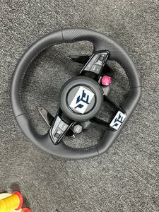 <span class=keywords><strong>Volant</strong></span> en carbone semi-Alcantara S-Line avec bouton de démarrage pour Audi Q8 SQ8 A3 A4 B9 A5 B8 A6 C7 A7 S3 S4 RS3 RS5 RS7 <span class=keywords><strong>RS6</strong></span> C8 - Product Image 2