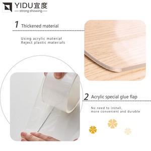 Bonne qualité <span class=keywords><strong>cloison</strong></span> transparente caissier Restaurant école bureau <span class=keywords><strong>Isolation</strong></span> en plastique Transparent contre-bouclier - Product Image 5