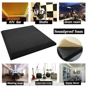 Venta directa de fábrica Paneles acústicos de <span class=keywords><strong>esponja</strong></span> insonorizados curvos de espuma de aislamiento de <span class=keywords><strong>ruido</strong></span> modernos <span class=keywords><strong>para</strong></span> hotel con adhesivo - Product Image 6