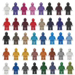 Mini Figuras de Bloques de Construcción de Plástico Personalizadas, Juguetes de Figuras de Acción con Personajes, Set de Muñecos de Mini Bloques de Construcción, Juguete de Bloques para Armar - Product Image 2
