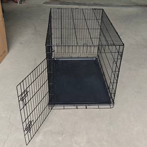 Cages pour chiens à double porte et tiroirs, chenils en métal - Product Image 2