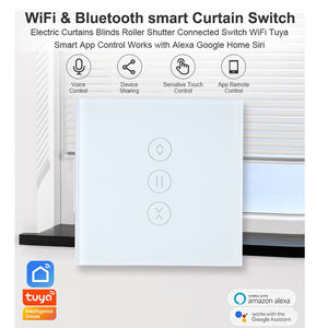 Module de Commande WiFi Intelligent pour Moteur Tubulaire 4 Fils, <span class=keywords><strong>Interrupteur</strong></span> de Rideau, Minuteur, Commande Vocale par APP, <span class=keywords><strong>Interrupteur</strong></span> Intelligent Tuya pour <span class=keywords><strong>Volet</strong></span> <span class=keywords><strong>Roulant</strong></span> - Product Image 2