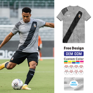 Set completo di Kit da calcio per uomo della lega di HOSTARON con stampa in poliestere con nome di maglia da calcio per adulti Set Uniforem con Logo - Product Image 1