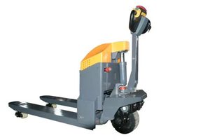 Transpalette électrique avec mât monophasé, pneus pleins, utilisation debout, pour usage intérieur en usine - Product Image 4