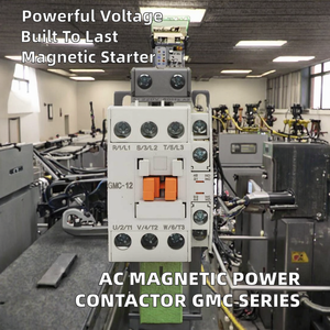Contacteur magnétique électrique AC GMC-12 3 phases 2 pôles 380V 100A 50/60Hz Automatisation industrielle avec démarreur électromagnétique - Product Image 3