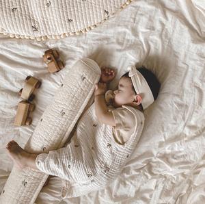 Acolchado niños bebé almohada caramelo almohada cuna parachoques dormir columna almohada con animales oso bordado - Product Image 6