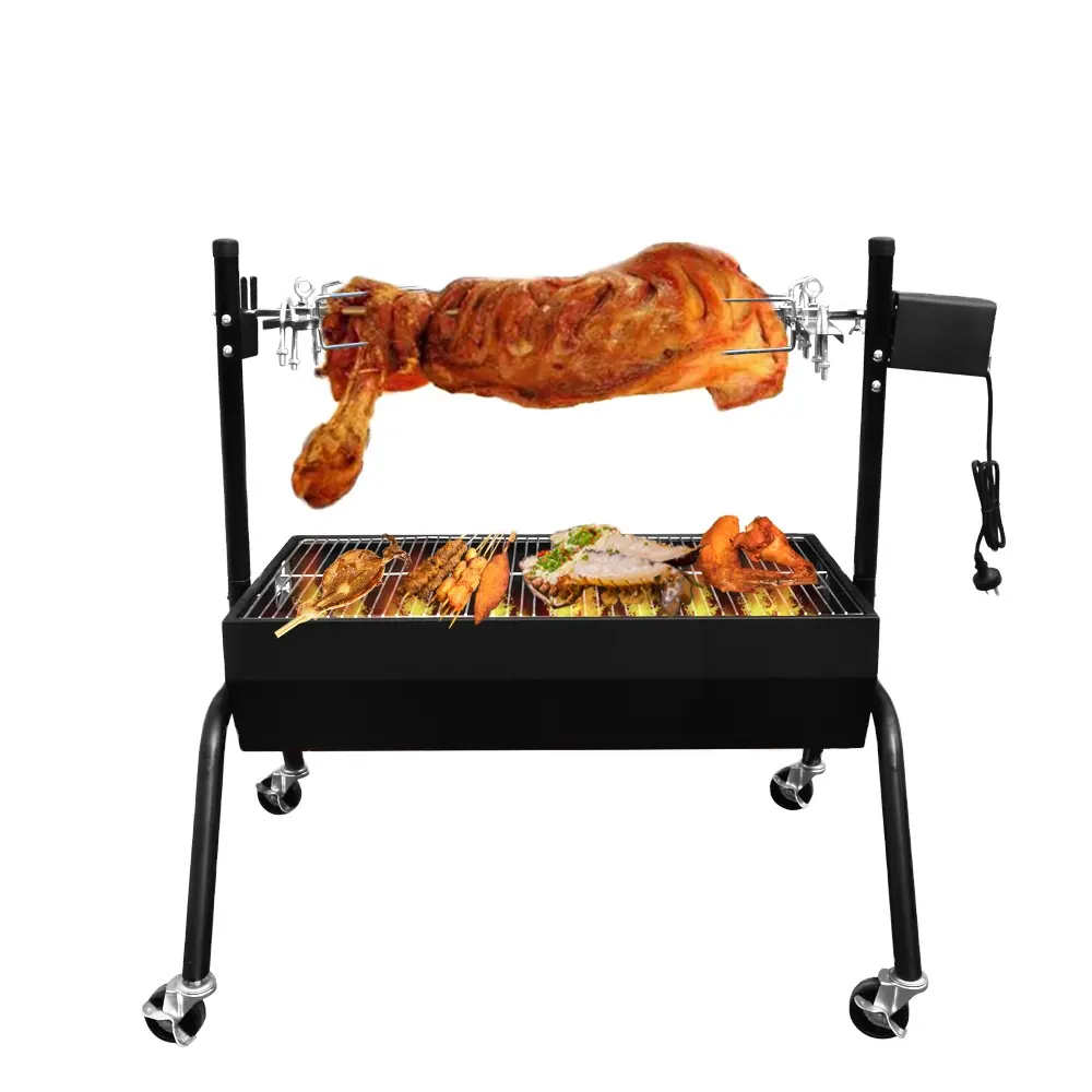 KEYO SAA LFGB Outdoor Heavy Duty bbq cyprus Spit Roaster Grill barbecue Electrical machines