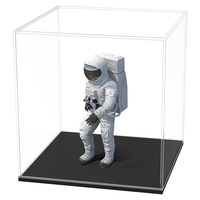 Vente flash : Vitrine moderne en acrylique transparent pré-assemblée et écologique pour figurines d'action avec options personnalisées