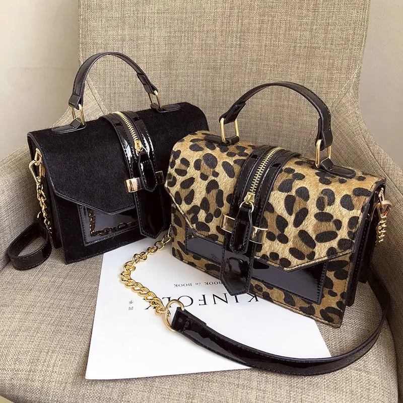 New Fashion Leopard Print Bag Young lady Fashion Purses Girls Single Shoulder Handbag For woman