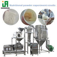 Machine à broyer pour la production de poudre nutritionnelle, ligne de production d'aliments pour bébés, système de production de farine de céréales pour bébés à pulvérisation fine
