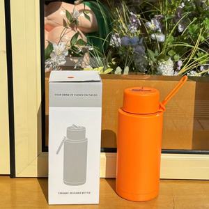 2025 nueva llegada 34oz <span class=keywords><strong>1000ml</strong></span> vaso de acero inoxidable de doble pared logotipo personalizable clásico para Camping deporte aspiradora reutilizable - Product Image 1