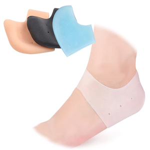 Chaussettes de <span class=keywords><strong>Protection</strong></span> en Gel de Silicone Anti-Crevasses pour <span class=keywords><strong>Talons</strong></span>, Élastiques, Hydratantes pour la Peau des Pieds - Product Image 2