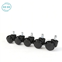 Roue de rechange universelle pour chaise d'ordinateur 50MM, en PU + nylon, pivotante à 360°, pour hôpital et école