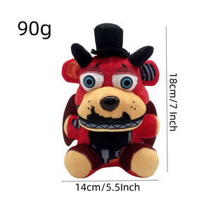 ตุ๊กตาเฟรดดี้และบอนนี่รุ่นใหม่ Tcx1908 ตุ๊กตา <span class=keywords><strong>Fnaf</strong></span> Five Nights At Freddy's Nightmare Foxi ตุ๊กตาหมาจิ้งจอกยัดไส้ใยฝ้าย PP - Product Image 6