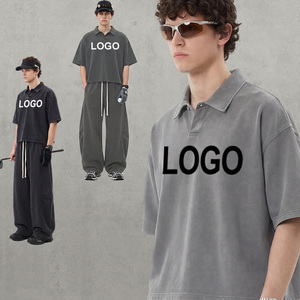High Quality Boxy Personalized Polo <b>Tshirt</b> Plain Casual Customized Short Sleeve Print T Shirt Homme Wholesale T-Shirts For Men - Product Image 3